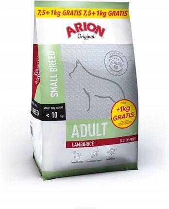 Arion Original Adult Small Lamb Rice 7,5Kg + 1Kg