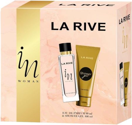La Rive for Woman Zestaw prezentowy In Woman woda perfumowana 90ml + żel pod prysznic 100ml