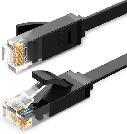 Płaski kabel sieciowy UGREEN Ethernet RJ45, Cat.6, UTP, 0.5m (czarny)