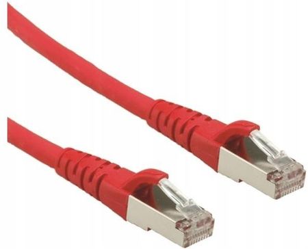 Kabel Patchcord S/ftp KAT.6A CL Lsoh 0.3M Czerwony