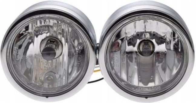 Kengo Lampa Przód Reflektor Chrom H7 H4 Streetfighter 230055