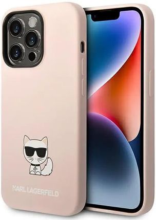 Karl Lagerfeld KLHCP14XSLCTPI iPhone 14 Pro Max 6,7" hardcase jasnoróżowy/light pink Silicone Choupette Body (731322)