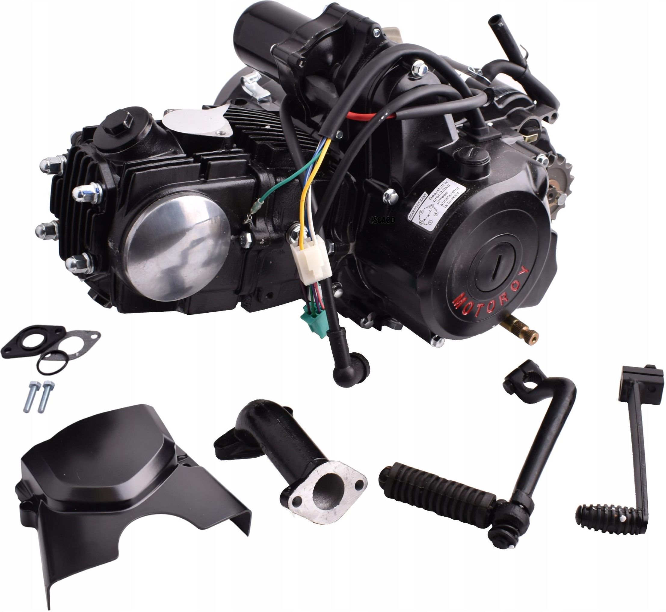 Yuki　④ Seaco Silnik 4T Fmb 125Cc 4 Biegi Junak Neken Mini Cross