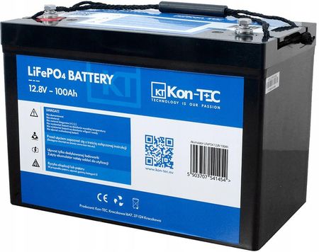Kon-Tec Akumulator Litowy 100Ah Lifepo4 12V Ktlfp12100