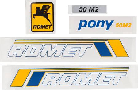 Venbo Naklejki Zestaw Naklejek Romet Motorynka Pony M2 255304