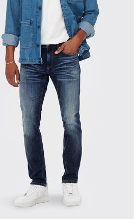 Only & Sons Jeansy Weft 22023251 Granatowy Regular Fit