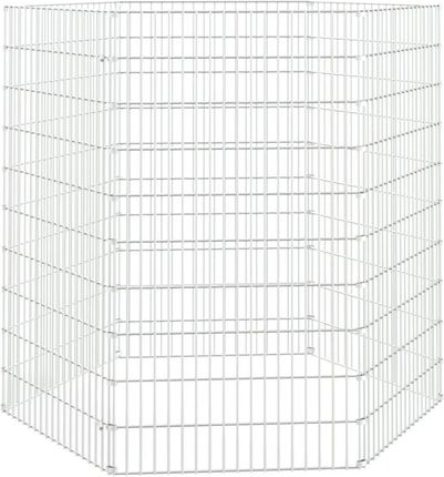 Vidaxl 6-Panelowa Klatka Dla Królika 54x100cm Galwanizowane Żelazo (171581)