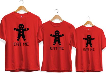 Eat Me - Zestaw świątecznych koszulek dla całej rodziny
