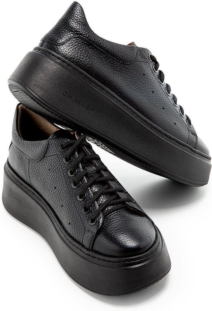 スニーカー CHARLES SNEAKERS Charles Footwear sneakersy skórzane kolor czarny - Ceny i