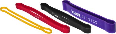 Xmor Fitness Power Bands Zestaw 4 Gum Oporowych Krótkich 30cm