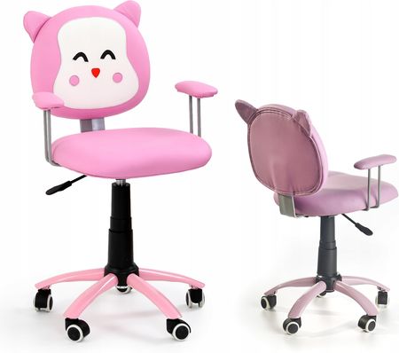 Fotel Do Biurka Dla Dziewczynki Kitty Różowy