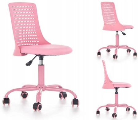 Fotel Obrotowy Krzesło Do Biurka Pure Różowy