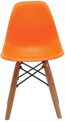 Krzesło Ac 0117W Mini Dziecięce Pomarańczowe