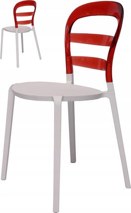 Bog-Fran Krzesło Ac-070 Biało-Czerwone