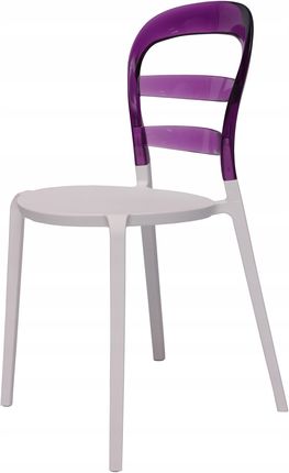 Bog-Fran Krzesło Ac-070 Biało-Purpurowe