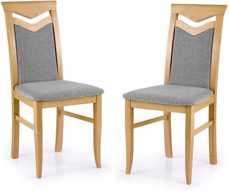 Halmar Krzesło Drewniane Tapicerowane Do Salonu Citrone
