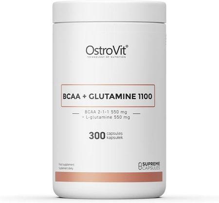 Ostrovit Bcaa + Glutamina 1100 Mg 300 Kapsułek