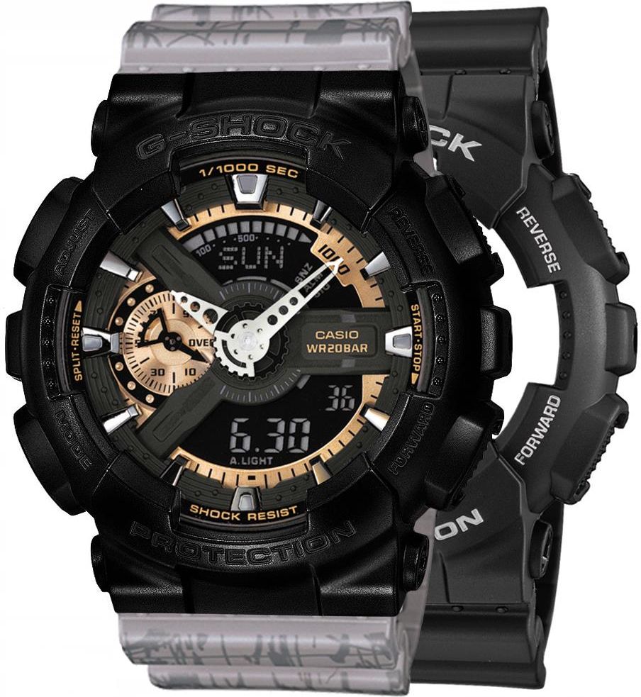 Casio GShock SET GA110RG1AER + BEZEL 10523429 + PASEK 10498174