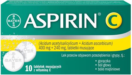 Inpharm Aspirin C 10tabl. Musujących 