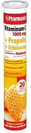 Pharmasis Vitaminum C 1000 Mg + Propolis Echinacea 20 Tabl. Musujące