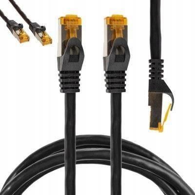 Kabel Ethernet Sieciowy Lan Rj45 Sftp Cat6A 10M Czarny (Kabelethernetsieciowylan)