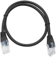 Przyłącze PATCHCORD UTP  0.5m czarny