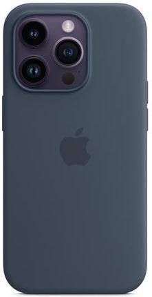 Apple Silikonowe etui z MagSafe do iPhone’a 14 Pro – sztormowy błękit 