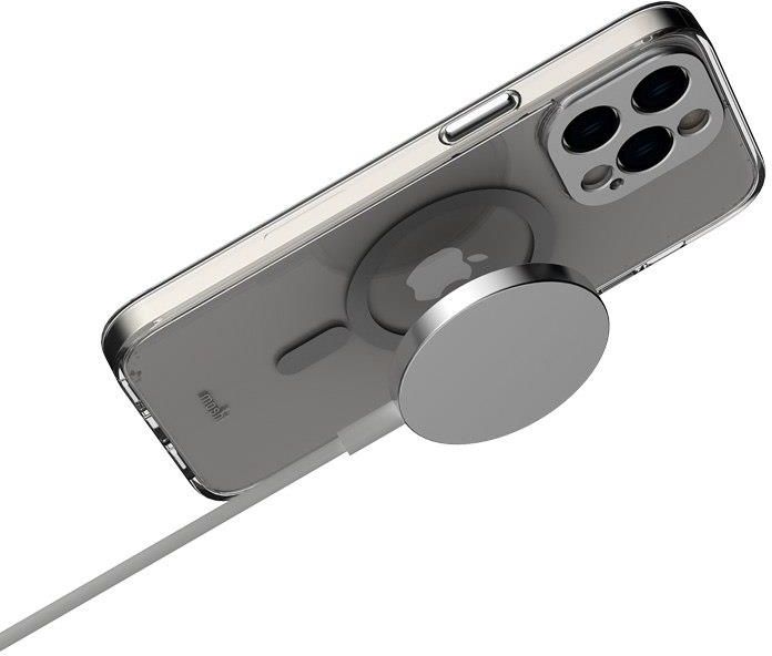 moshi　Apple iPhone 14Pro シルバー Moshi iGlaze MagSafe - Etui iPhone 14 Pro Max (Silver) - Etui na