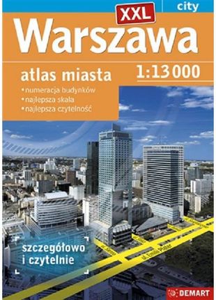 Warszawa XXL atlas miasta