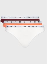 Tommy Hilfiger Komplet 3 par stringów Print UW0UW02521 Kolorowy