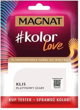 Zdjęcie Magnat #kolorLove KL15 Platynowy Szary 0,025L - Dobrzyca