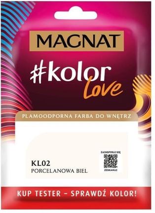 Magnat #kolorLove KL02 Porcelanowa Biel 0,025L