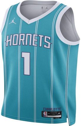 Jordan Koszulka Jordan Dri-FIT NBA Swingman Charlotte Hornets Icon Edition 2022/23 - Niebieski