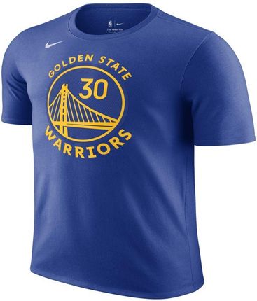 Nike T Shirt Męski Nba Golden State Warriors Niebieski