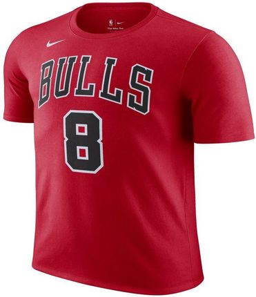 Nike T Shirt Męski Nba Chicago Bulls Czerwony