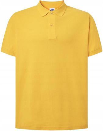 Koszulka Polo - Żółty, męska, bawełna, Roz XS