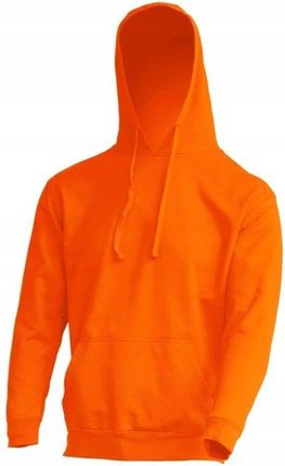 Bluza z kapturem męska - Pomarańczowa - XL