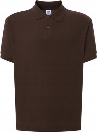 Koszulka Polo - Brązowa, męska, bawełna, Roz L