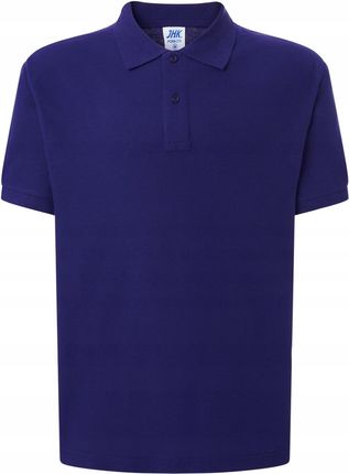 Koszulka Polo - Fioletowa, męska, bawełna, Roz XL