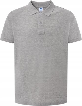 Koszulka Polo - Szara, męska, bawełna, Roz XL