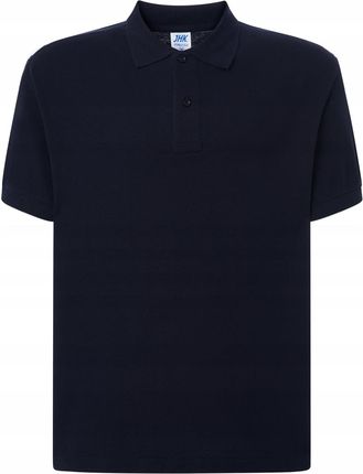 Koszulka Polo - Granatowa, męska, bawełna, Roz M