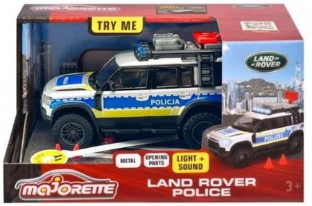 Simba Pojazd Majorette Grand Land Rover Policja 12,5 Cm 213712000026