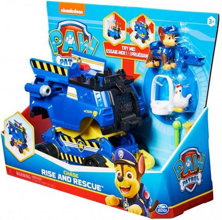 Paw Patrol / Psi Patrol Rise And Rescue Pojazd Chase'A 6063637 Spin Master
