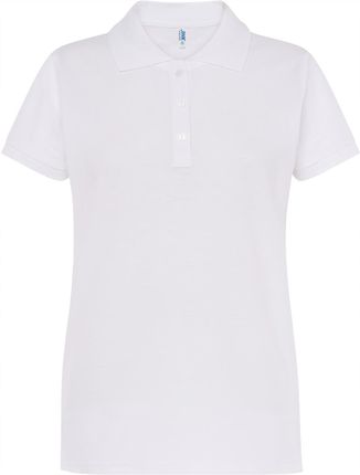 Koszulka Polo -Biała, damska, 100% bawełna, Roz S