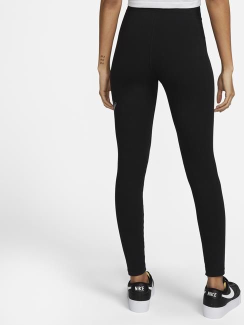 Nike Damskie Legginsy Z Wysokim Stanem Swoosh Czerń - Ceny i opinie 