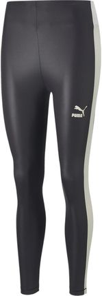 Legginsy damskie Puma T7 HIGH WAIST SHINY czarne 53622601