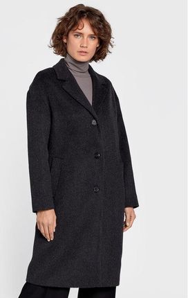 Calvin Klein Płaszcz wełniany K20K204629 Szary Regular Fit