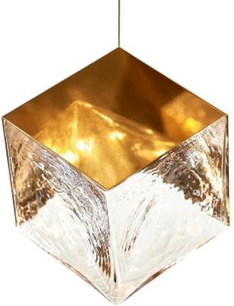 Copel Nowoczesna lampa wisząca kostka lodu złota  (CGICECUBE)
