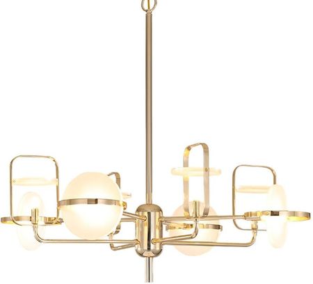 Copel Modernistyczny żyrandol salonowa lampa złota  (CGLENSCH80)