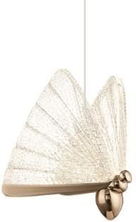 Copel Wisząca lampa dekoracyjna motylek różowe złoto  (CGMOTLED)